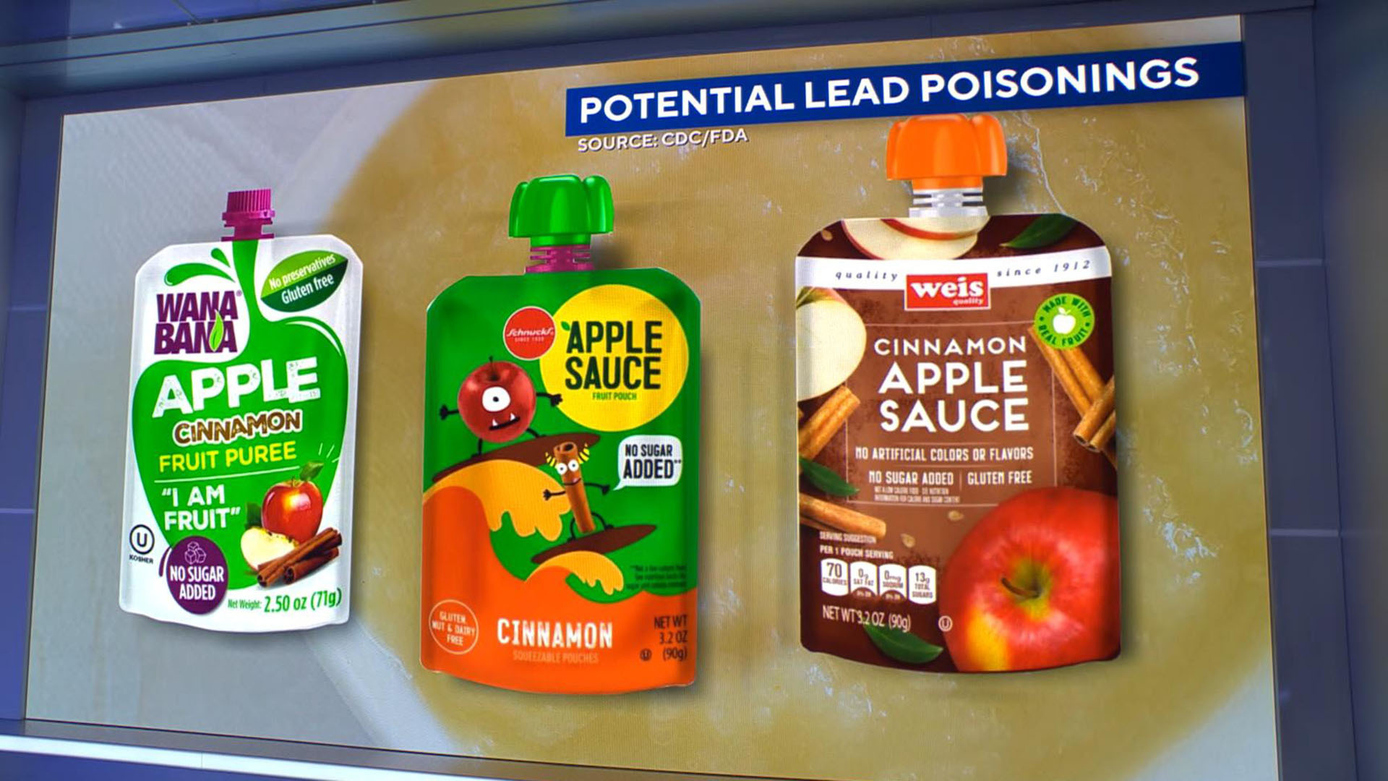 Watch CBS Evening News CDC Lead poisoning linked to applesauce