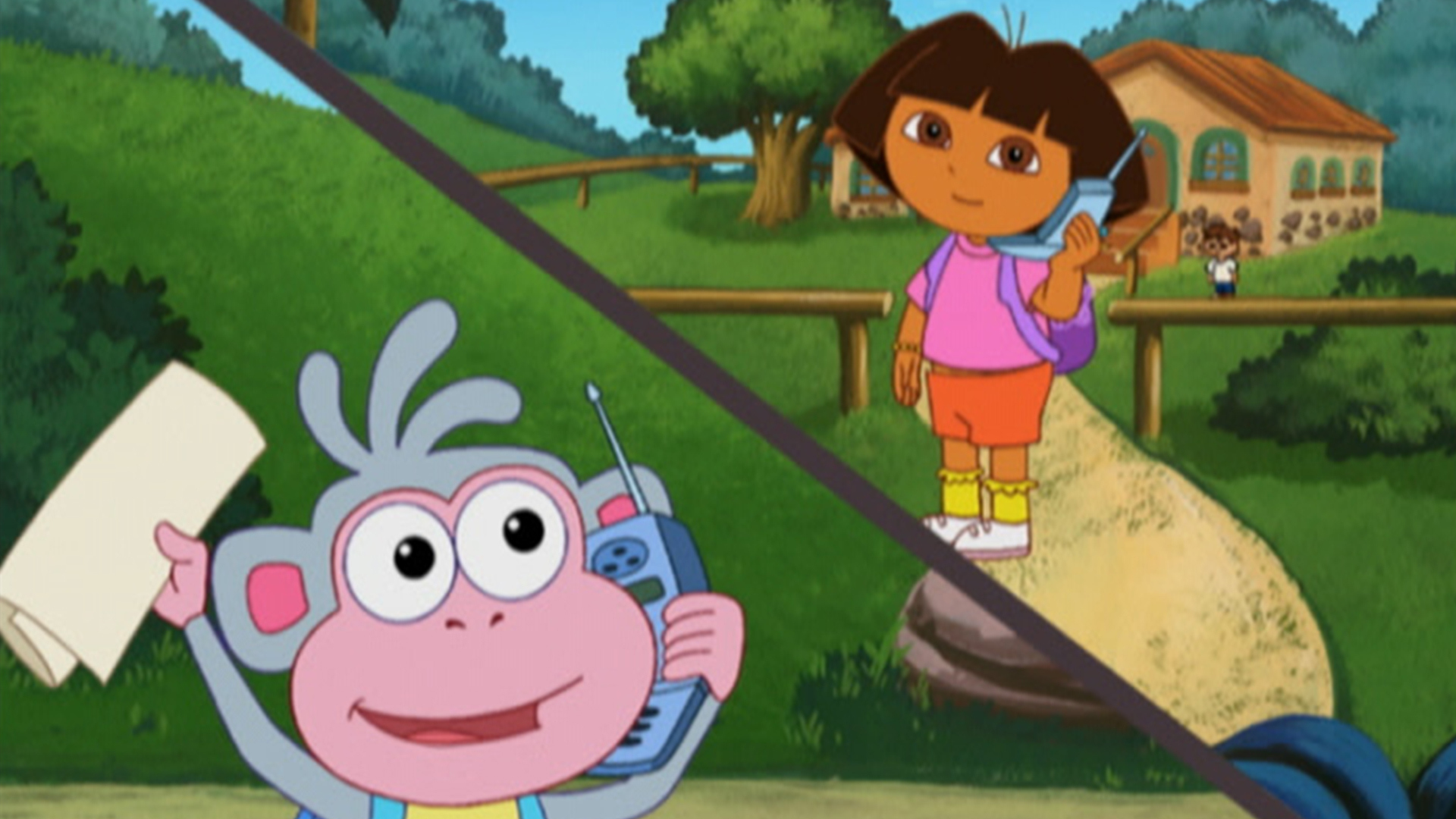 Watch Dora the Explorer Season 4 Episode 12: Dora the Explorer - Boots to the Rescue – Full show 