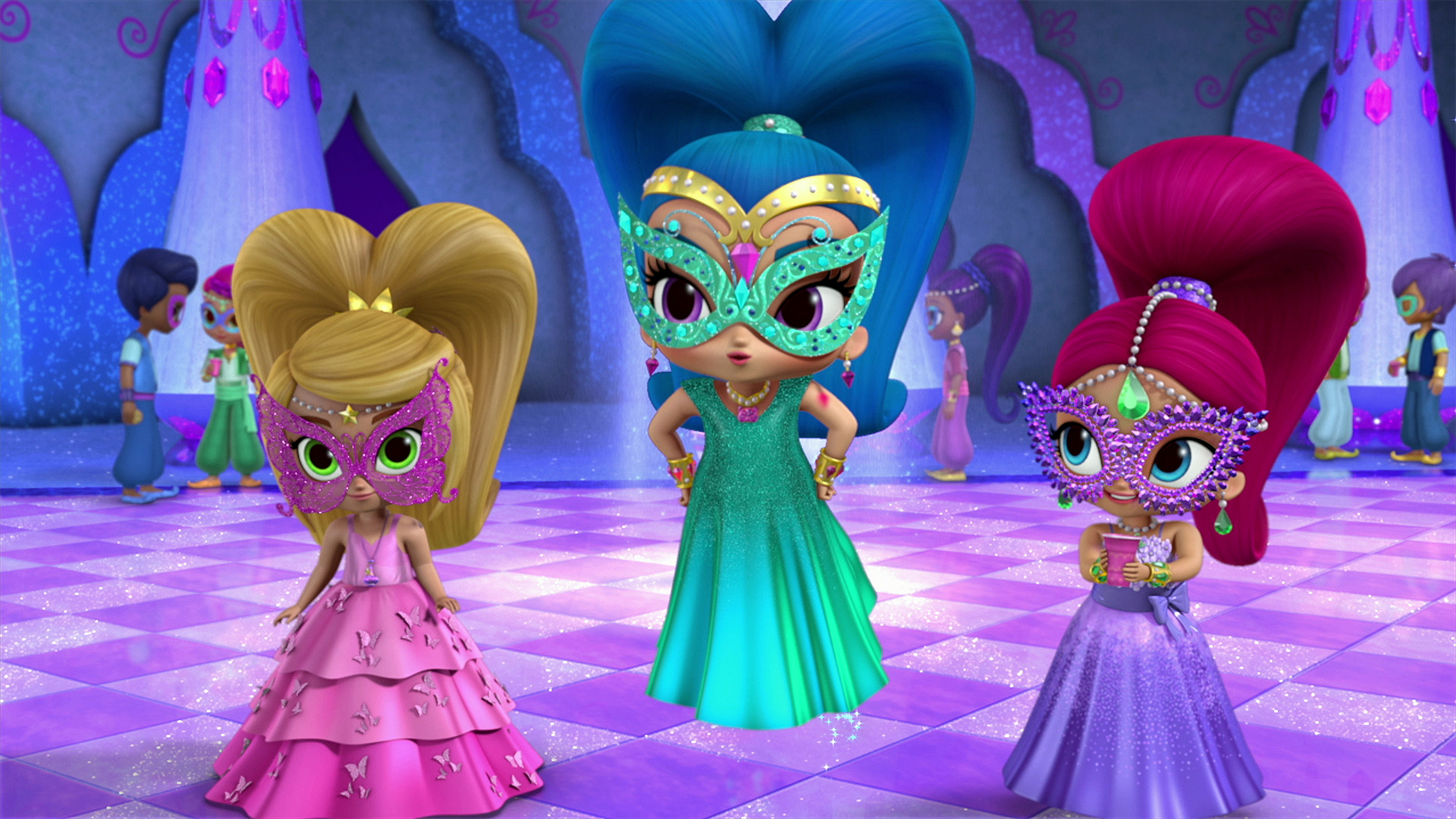 Watch Shimmer and Shine Season 2 Episode 16: Masquerade Charade/The