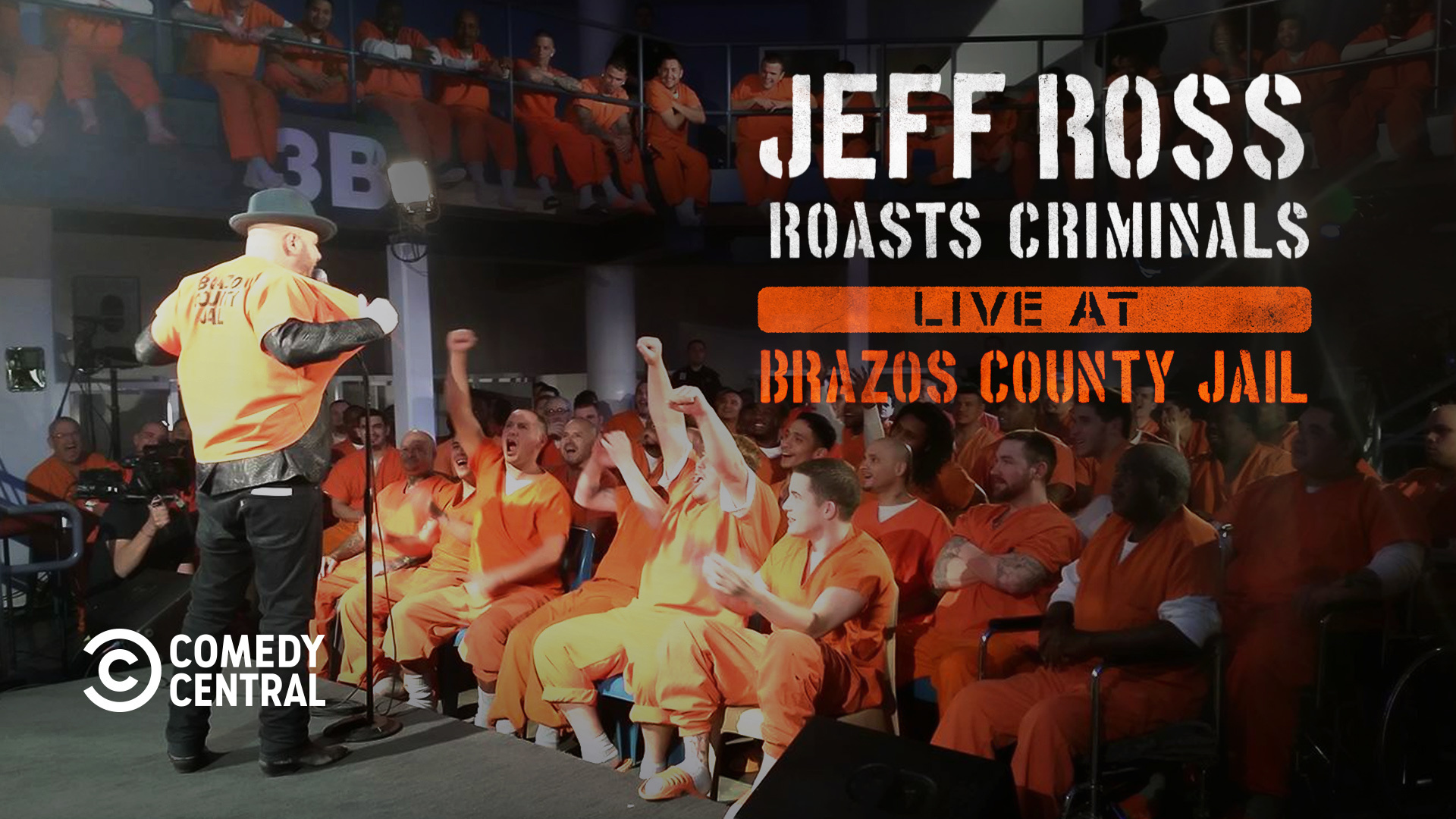 Jeff Ross Roasts Criminals Live At Brazos County Jail Watch Full