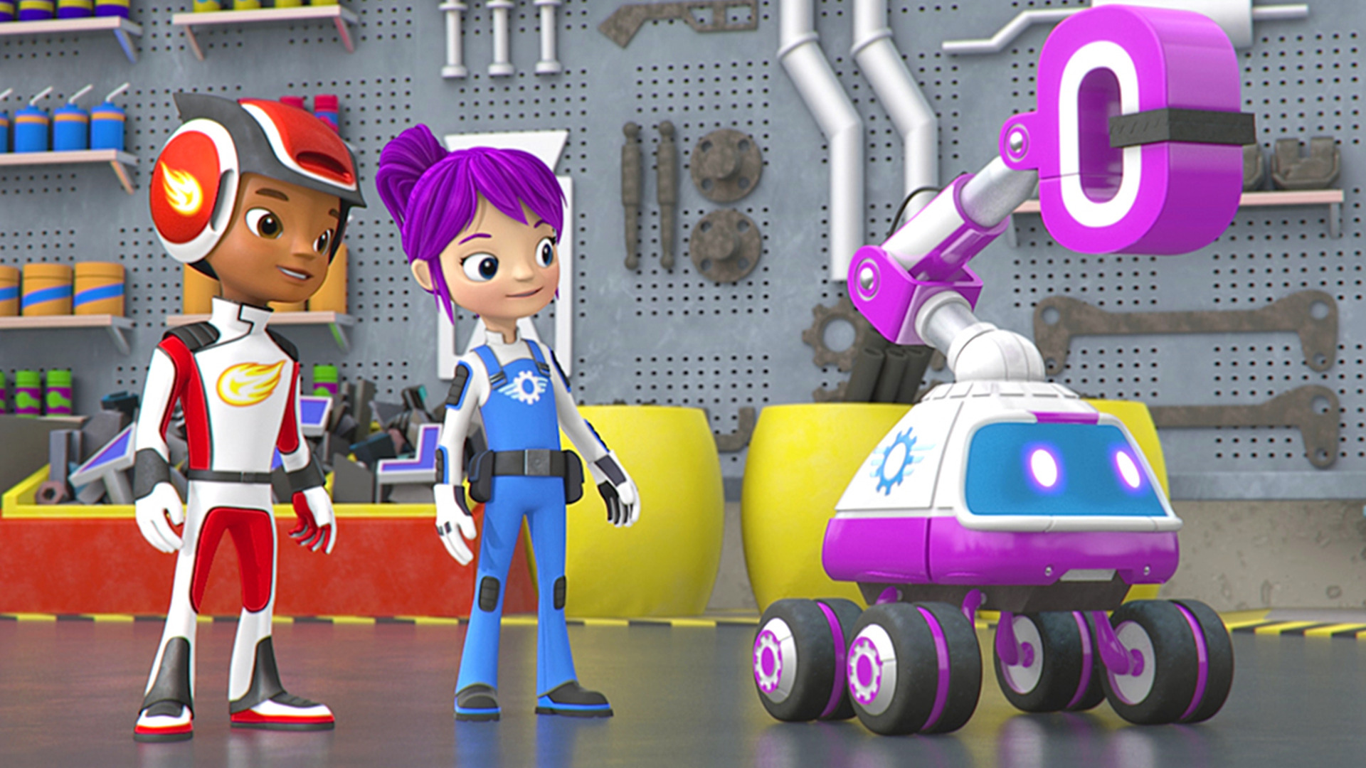 Watch Blaze and the Monster Machines Season 4 Episode 3: Robot Power - Blaze And The Monster Machines Robot In Space