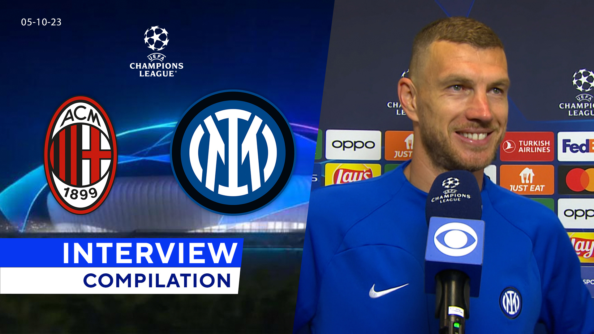 Watch UEFA Champions League Interview Compilation AC Milan vs. Inter