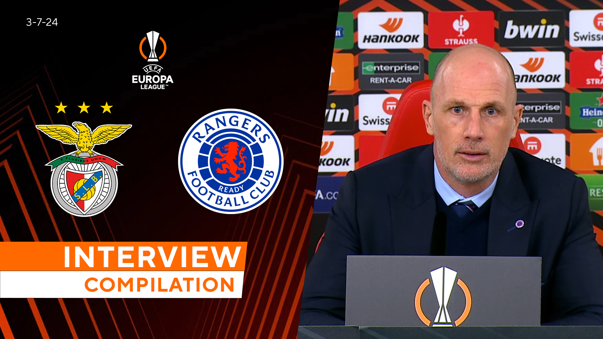Watch UEFA Europa League Interview Compilation: Benfica vs. Rangers ...