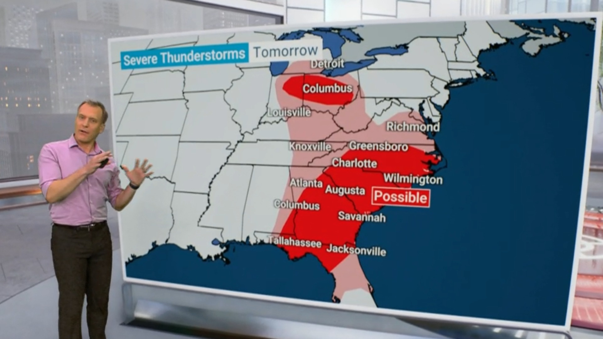 Watch CBS Evening News Tracking severe weather across the South ...