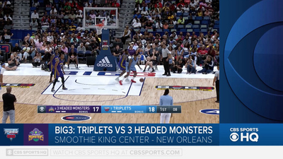 BIG3 Basketball : BIG3 highlight- Triplets vs. 3 Headed Monsters'