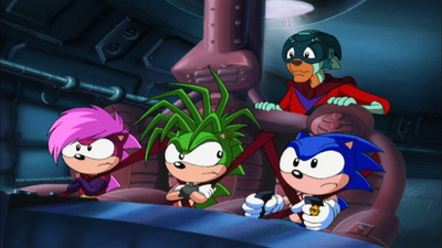 Sonic Underground : The Hedgehog in an Iron Mask'
