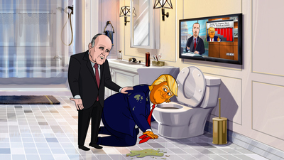 Our Cartoon President : Trump Tower- Mosca'