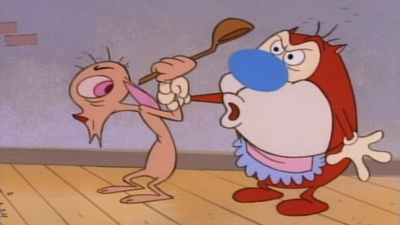 The Ren & Stimpy Show : Fake Dad/Out West'