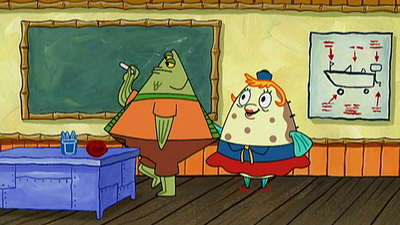 The Art of SpongeBob on X: A design for SpongeBob in a maid costume as  seen in the episode Can You Spare a Dime?  / X