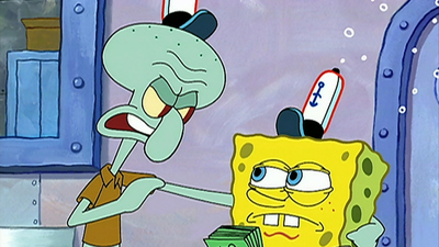 SpongeBob SquarePants : Squid on Strike/Sandy, SpongeBob and the Worm'
