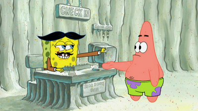 SpongeBob SquarePants : Patrick's Staycation/Walking The Plankton'