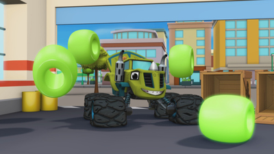 Blaze and the Monster Machines : Bouncy Tires'