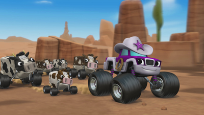 Blaze and the Monster Machines : Cattle Drive'