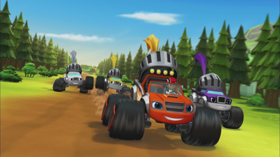 Blaze and the Monster Machines : Knighty Knights'