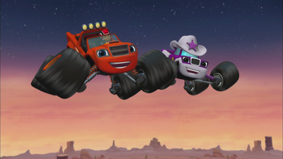 Blaze and the Monster Machines : The Bouncing Bull Racetrack'