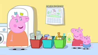 Peppa Pig : Recycling/The Boat Pond/Traffic Jam/Bedtime/Sports Day'