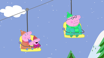 Peppa Pig : Snowy Mountain/Flying on Holiday/The Holiday House/Holiday in the Sun/End of the Holiday'
