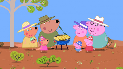 Peppa Pig : The Outback/Surfing/The Great Barrier Reef/The Boomerang/Nature Trail'