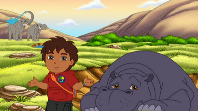 Go, Diego, Go! : Diego Reunites Hippo and Oxpecker'