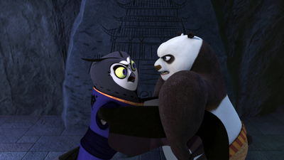 kung fu panda po y abrazo de tigresa