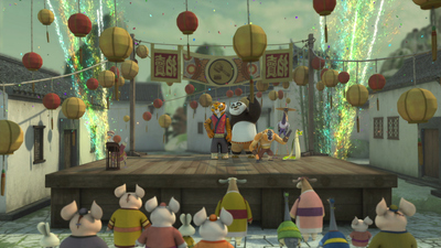 Kung Fu Panda: La leyenda de Po : Grulla al borde'