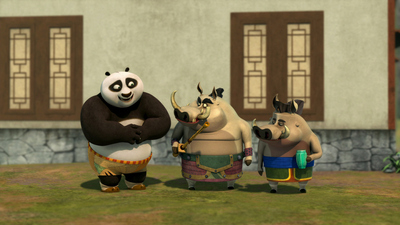Kung Fu Panda: La leyenda de Po : Una situación pegajosa'