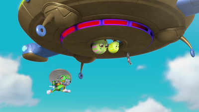 PAW Patrol: Patrulla de Cachorros : Los cachorros salvan a sus amigos flotantes / Los cachorros salvan un satélite'