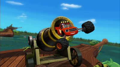 Blaze y Los Monster Machines : El camino hacia el tesoro'
