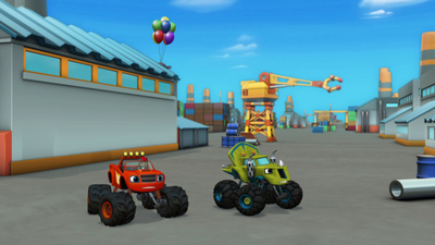 Blaze y Los Monster Machines : El desfile de los dinosaurios'