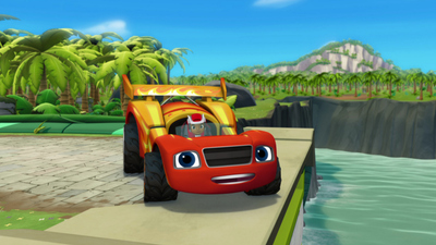 Blaze y Los Monster Machines : El auto de carreras súper estrella'