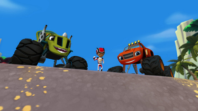 Blaze y Los Monster Machines : Dino Juegos'