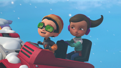 Rusty Rivets : El día de nieve del Rusty / El cruce de dinosaurios'