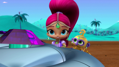 Shimmer y Shine : La gema del tamaño / Atina al Velociunicornio'