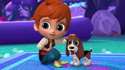 Shimmer y Shine : El monstruo canino / El aprendiz de la hechicera'