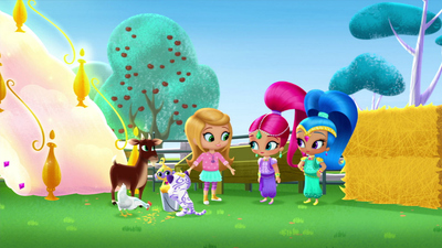 Shimmer y Shine : El escape de la cabra'