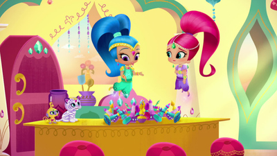 Shimmer y Shine : A jugar bolos'