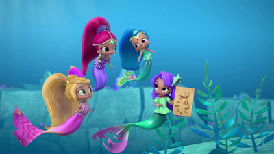 Shimmer y Shine : Truco o tesoro / Pan comido'
