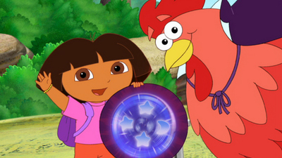 Dora the Explorer : La varita mágica del gran pollo rojo'