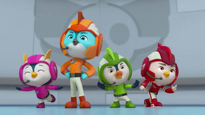 Top Wing : El rescate en la presa / La carrera de las cabras'