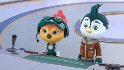 Top Wing : Penny rescata las Alas Submarinas / Bananas al aire'