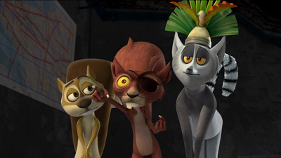 Los Pingüinos de Madagascar : El robo de las bananas / Cómo ser un líder'