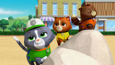 PAW Patrol : Rocky Saves Himself/Pups and the Mystery of the Driverless Snocat'