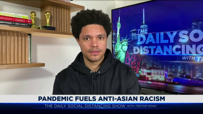 The Daily Show with Trevor Noah : The Daily Social Distancing Show - February 16, 2021'