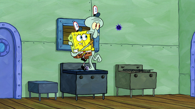 Bob Esponja : Eek, ¡Un erizo! / La defensa de Calamardo'