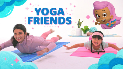 Yoga Friends : Guppy Pose with Molly'