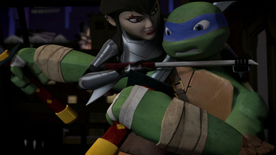 Les Tortues Ninjas : Une fille mystérieuse'