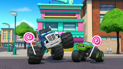 Blaze y Los Monster Machines : La roba postres'