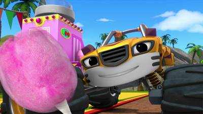 Blaze y Los Monster Machines : Grande carreta Blaze'