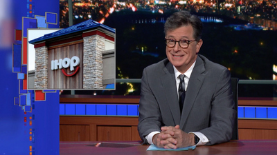 The Late Show with Stephen Colbert : Meanwhile... IHOP Now Serves Booze!'