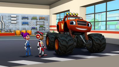 Blaze et les Monster Machines : Les pneus rebondissants'